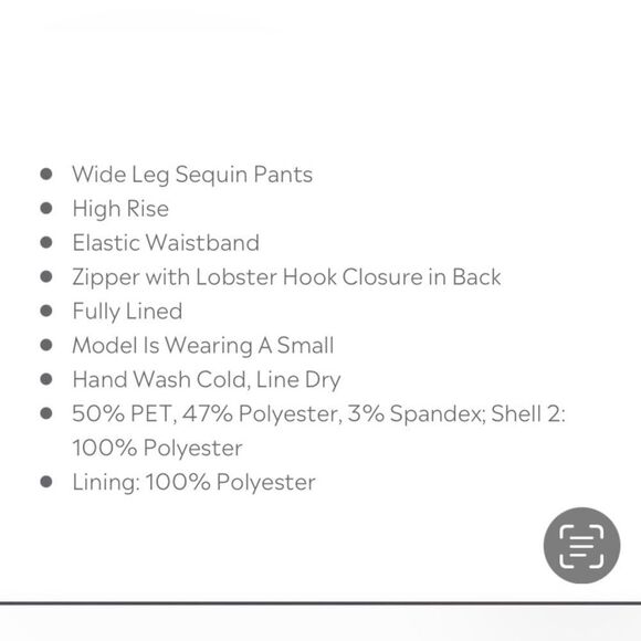 Black Wide Leg Dress Sequin Pants
Shop Talulah - Picture 5 of 5